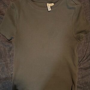 Cat & Jack Forest Green Short Sleeve Tee